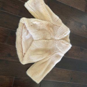 BCBG Max Azria Faux Fur Jacket